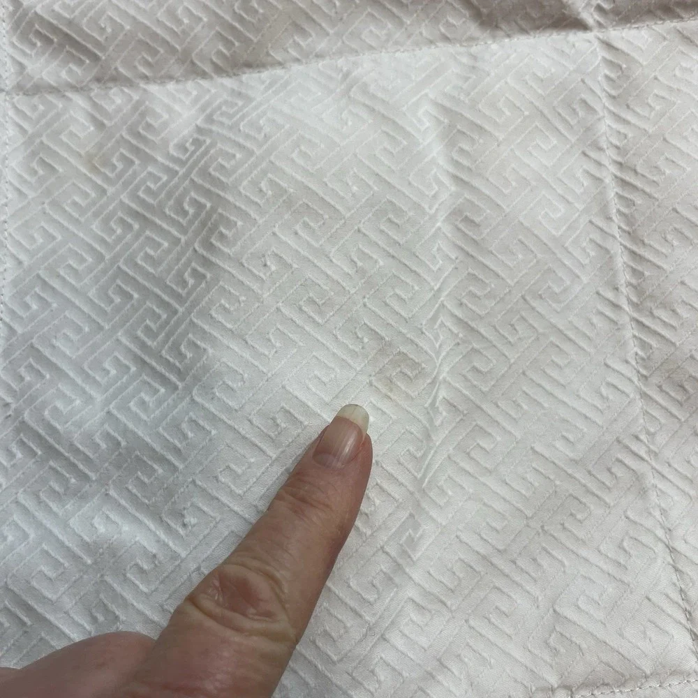 Hotel‎ Collection Hungarian Down Quilted Comforter Full/Queen White Pima Cotton